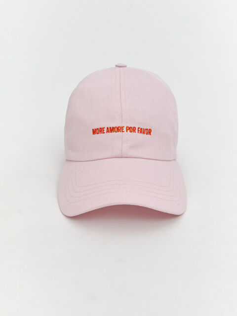 LCW ACCESSORIES Yazı Nakışlı Kadın Kep Şapka