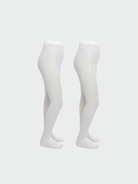 LCW Kids Kız Çocuk İnce Külotlu Çorap 2'li - S5ON16Z4-JYX