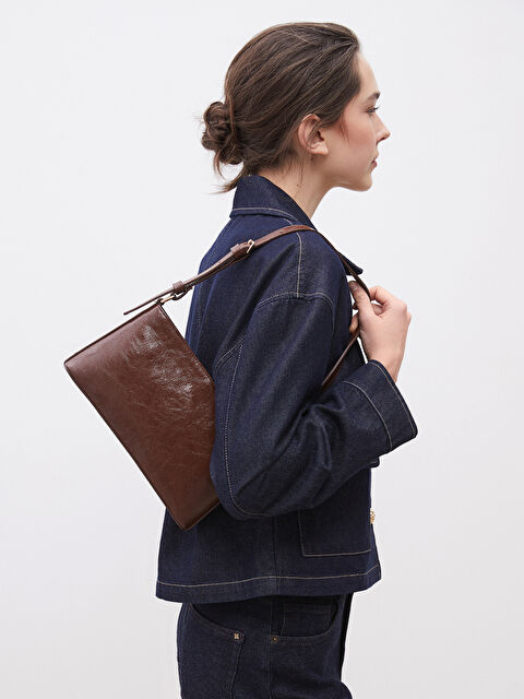 Soulife Deri Görünümlü Kadın Kol Çantası - S5ON21Z8-J0W