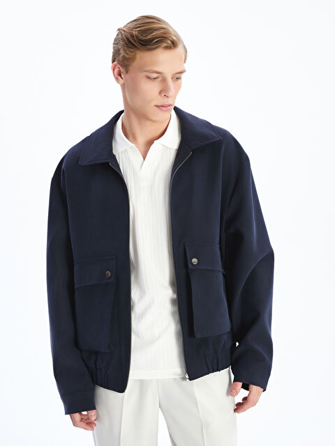 LCW Vision Standart Kalıp Gömlek Yaka Erkek Mont - S5ON54Z8-RFG