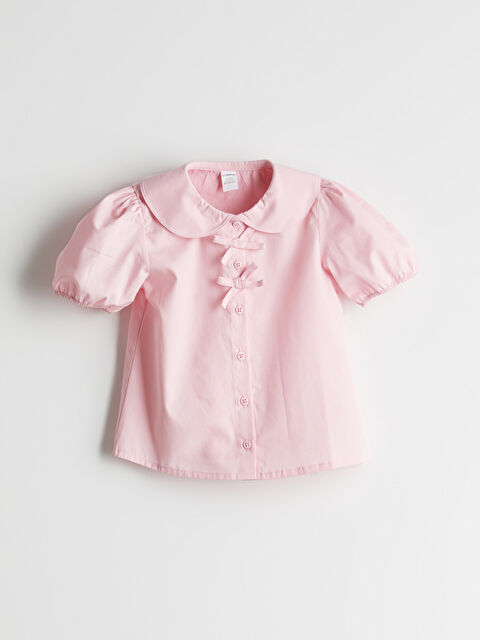 LCW Kids Ribbon Detailed Girls' Shirt - S5OO02Z1-QWL