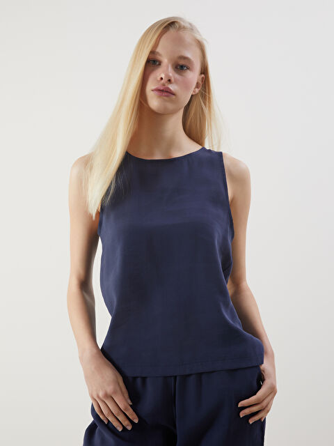 XSIDE Bisiklet Yaka Kadın Bluz - S5OO09Z8-CRP