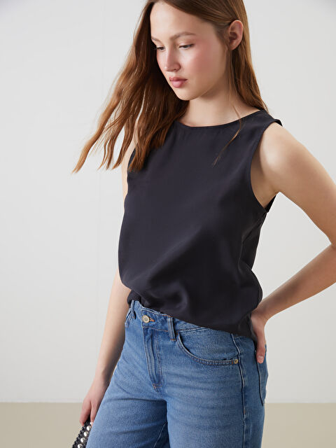 XSIDE Bisiklet Yaka Kadın Bluz - S5OO09Z8-CVL