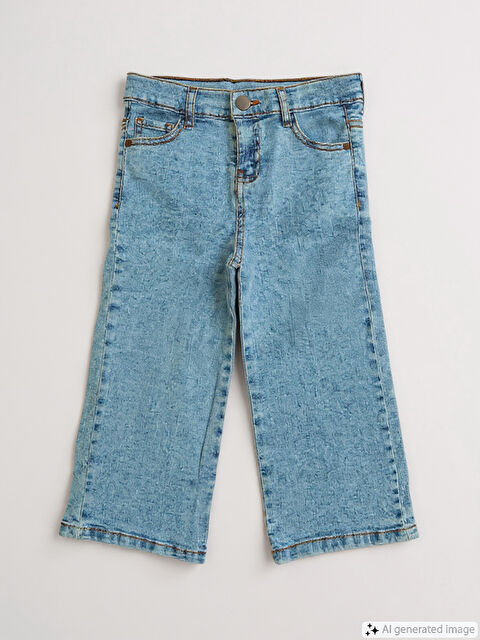 LCW Kids Wideleg Girls Jeans - S5OO20Z1-SHK