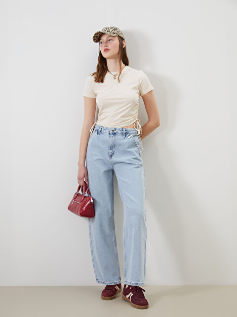 XSIDE Baggy Fit Kadın Jean Pantolon - S5OO31Z8-CU5