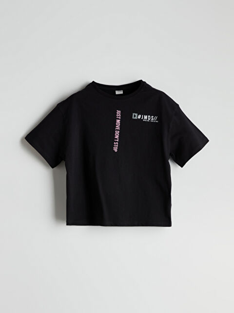 LCW Kids Bisiklet Yaka Kız Çocuk Tişört - S5OO33Z4-CVL