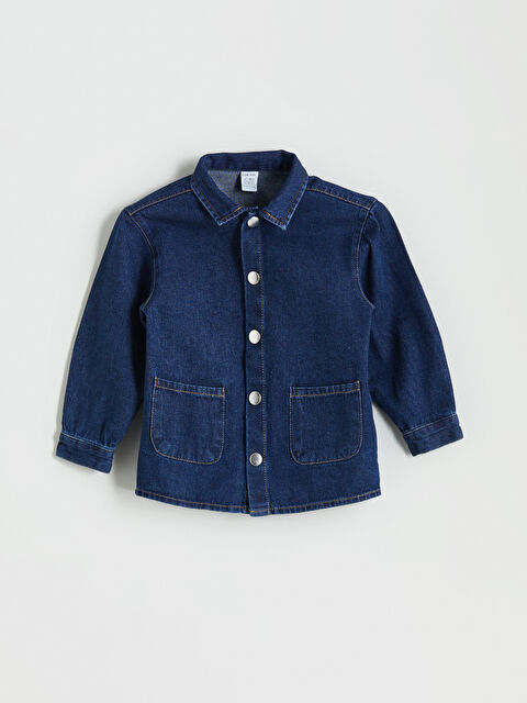 LCW baby Basic Erkek Çocuk Jean Ceket - S5OO71Z1-309