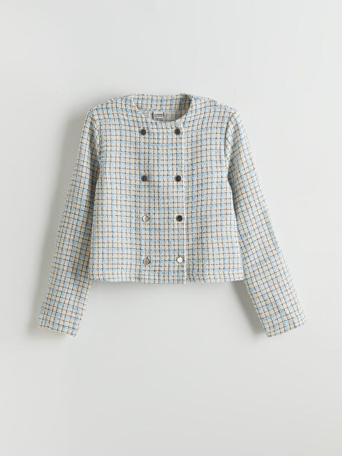 LCW Kids Kız Çocuk Tüvit Ceket - S5OO74Z4-LLC