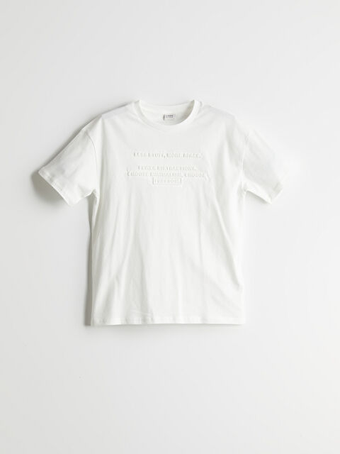 LCW Kids Bisiklet Yaka Erkek Çocuk Tişört - S5OP45Z4-FDU