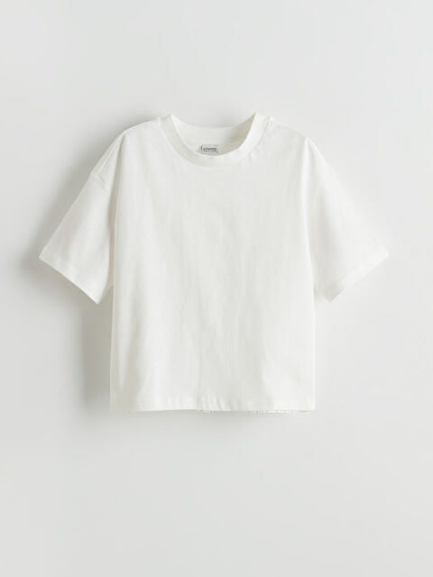 LCW Kids Bisiklet Yaka Kız Çocuk Tişört - S5OP50Z4-FDU