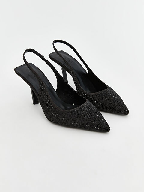 KOOR Taşlı Sivri Burun Kadın Topuklu Ayakkabı - S5OP99Z8-HUC