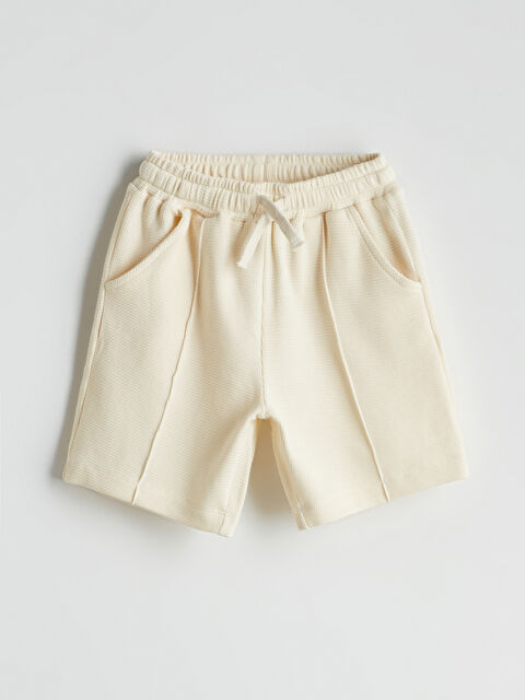 LCW Kids Beli Lastikli Cepli Erkek Çocuk Şort - S5OQ29Z1-G7L