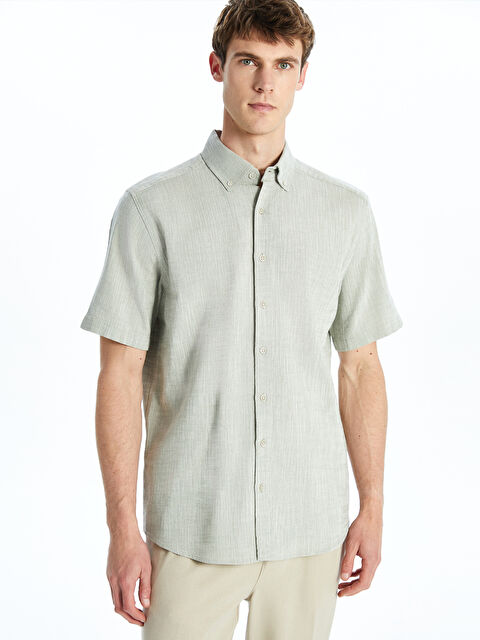 SOUTHBLUE Regular Fit Kısa Kollu Erkek Gömlek - S5OQ46Z8-PX2