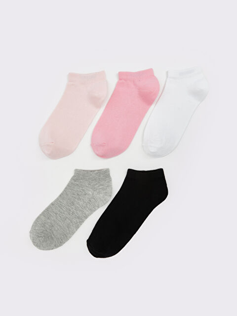 LCW DREAM Kadın Düz Patik Çorap 5'li - S5OQ56Z8-J3N