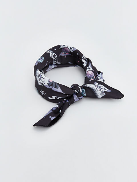 LCW ACCESSORIES Kuromi Baskılı Kız Çocuk Fular - S5OQ76Z4-CVL