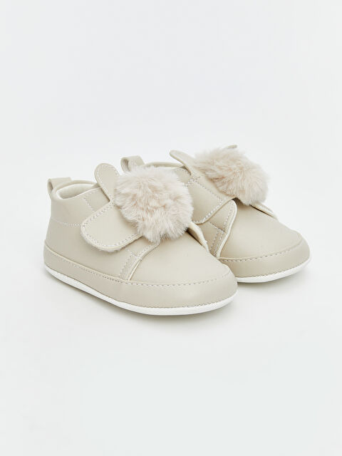 LCW STEPS Cırt Cırtlı Kız Bebek İlk Adım Ayakkabısı