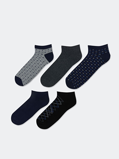 LCW ACCESSORIES Desenli Erkek Patik Çorap 5'li