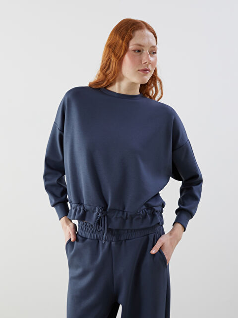 Natuvera Bisiklet Yaka Kadın Sweatshirt - S5OT32Z8-ZZZ