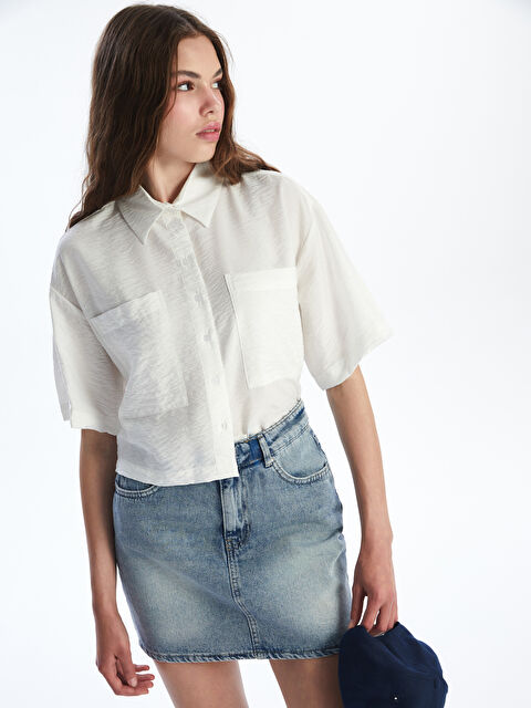 XSIDE Loose Fit Kadın Gömlek - S5OT77Z8-Q6K