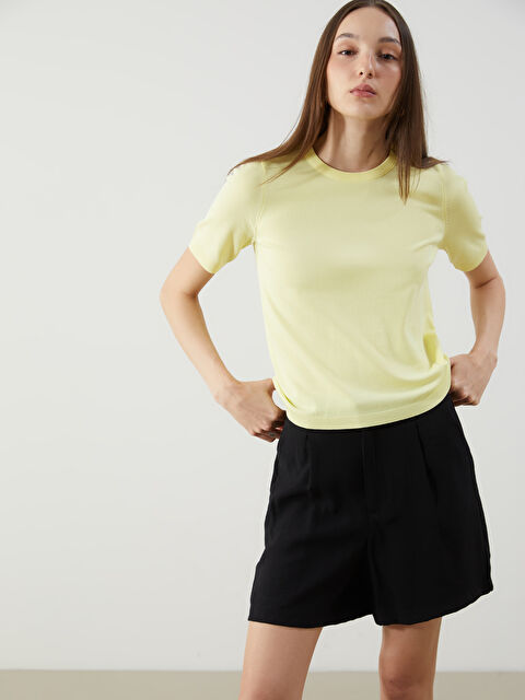 LCW Vision Bisiklet Yaka Kadın Triko Kazak - S5OU40Z8-RVP