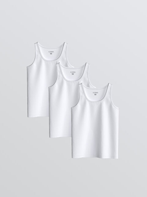 LCW Kids Bisiklet Yaka Erkek Çocuk Atlet - S5OU98Z4-JYX