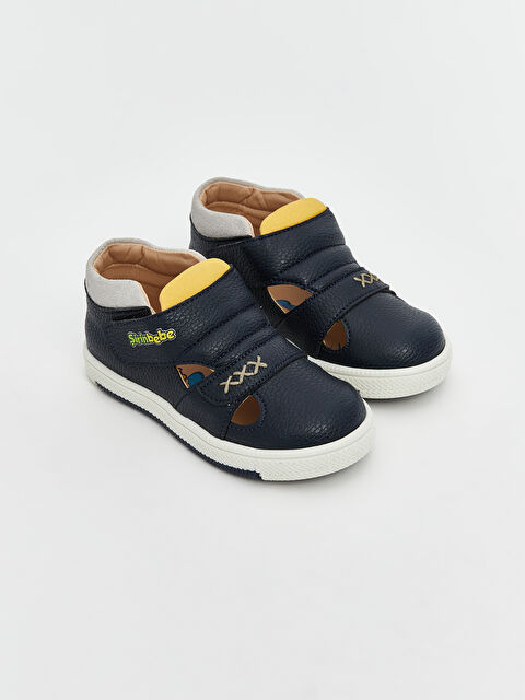 Şirinbebe Deri Görünümlü Cırt Cırtlı Erkek Bebek Spor Ayakkabı - S5OV41Z1-ZZU