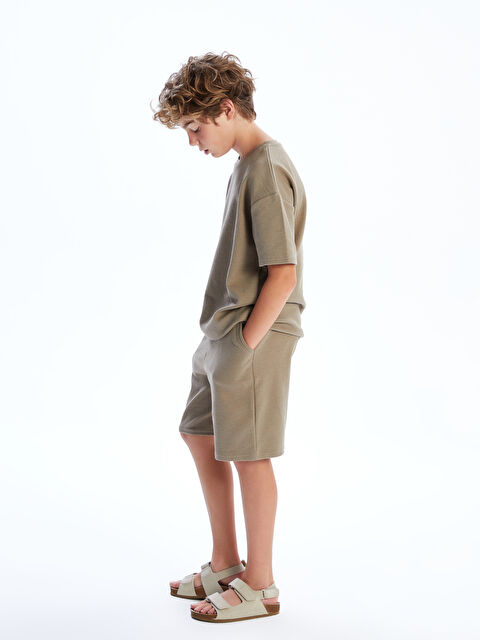 LCW Kids Beli Lastikli Erkek Çocuk Şort - S5OV73Z4-HAC