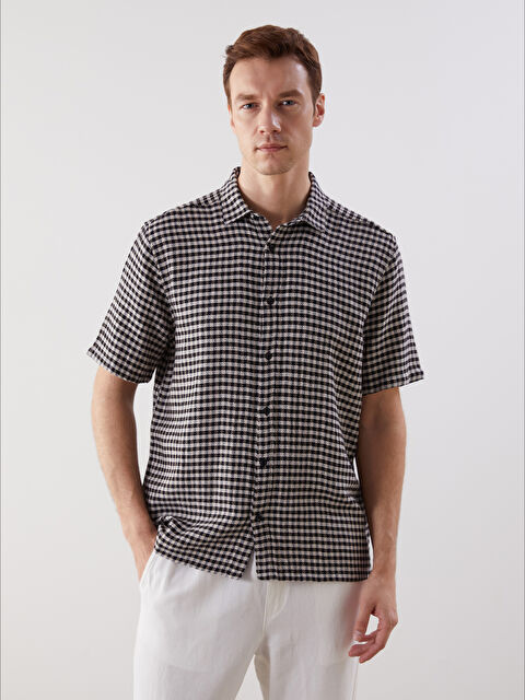 LCW Vision Regular Fit Ekose Erkek Gömlek - S5P008Z8-CVL