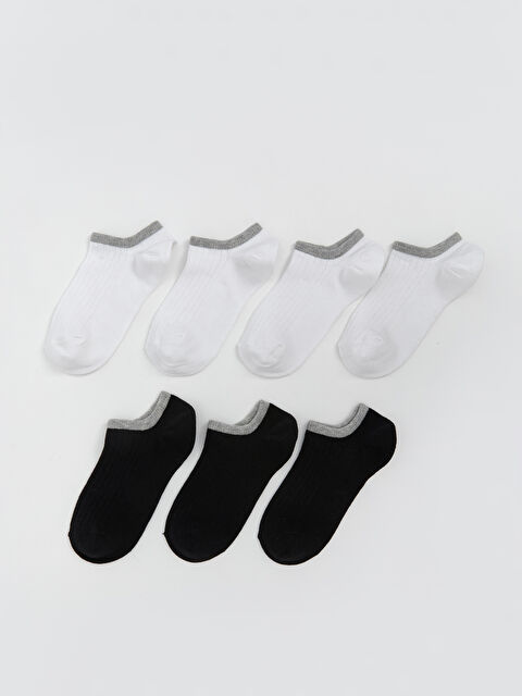 LCW Kids Basic Erkek Çocuk Sneaker Çorap 7'li - S5P028Z4-K00