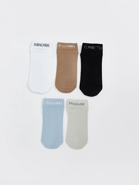 LCW Kids Erkek Çocuk Patik Çorap 5'li - S5P031Z4-K00