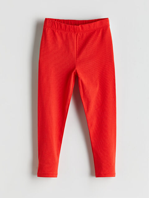 LCW Kids Beli Lastikli Basic Kız Çocuk Tayt - S5P036Z1-GXV