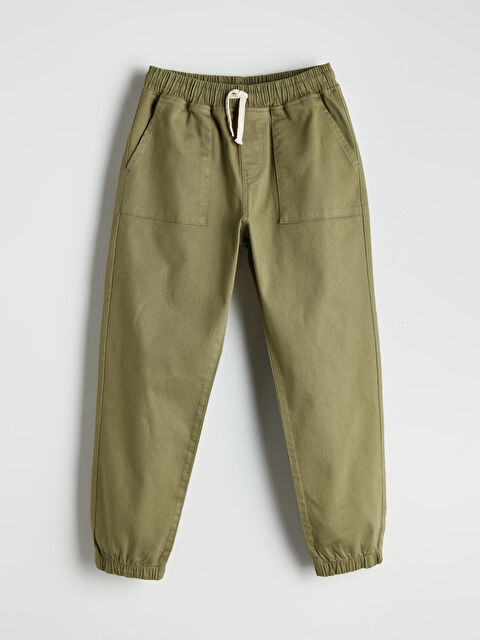 LCW Kids Beli Lastikli Erkek Çocuk Jogger Pantolon - S5P064Z4-HBV