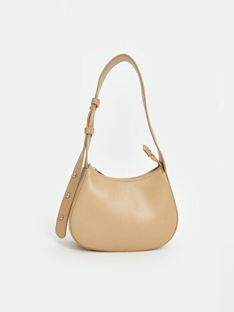 LCW ACCESSORIES Deri Görünümlü Kadın Baget Çanta - S5P149Z8-CR8