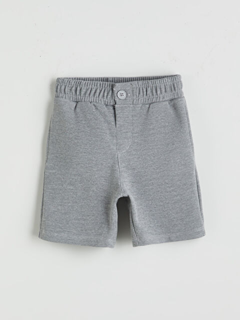 LCW Kids Beli Lastikli Basic Erkek Çocuk Şort