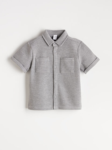 LCW Kids Kısa Kollu Erkek Çocuk Gömlek