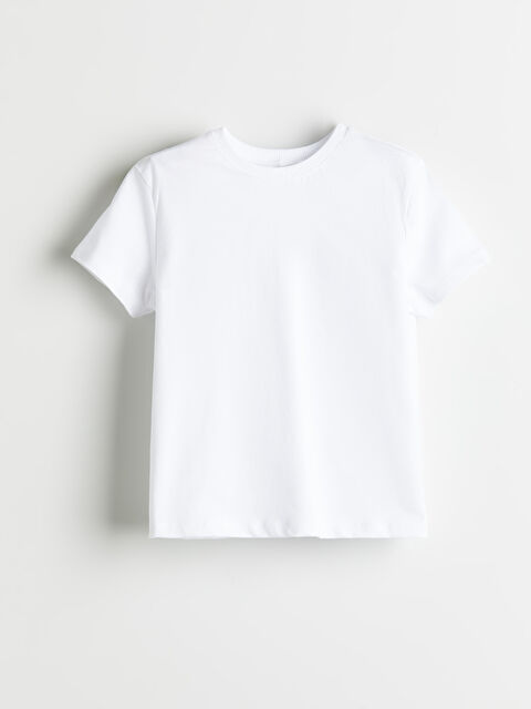 LCW Kids Bisiklet Yaka Erkek Çocuk Tişört - S5P252Z1-Q6K