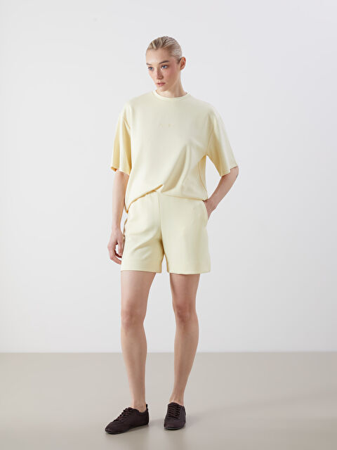 LCW Vision Beli Lastikli Kadın Şort - S5P329Z8-FDS