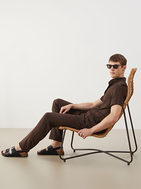 LCW Vision Standart Kalıp Gabardin Erkek Pantolon - S5P344Z8-CT9