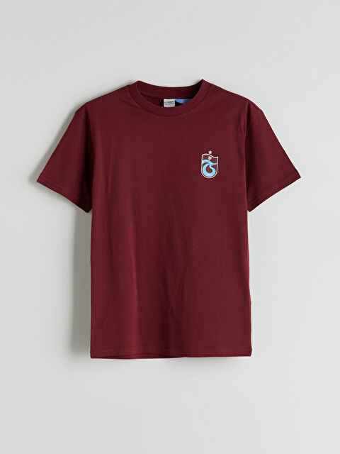 LCW Kids Bisiklet Yaka Trabzonspor Baskılı Erkek Çocuk Tişört - S5P359Z4-YHR