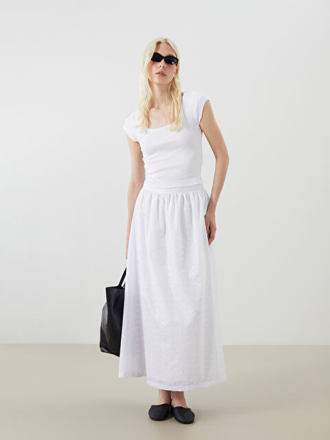 LCW Vision Beli Lastikli Ajurlu A Kesim Brode Etek - S5P444Z8-Q6K