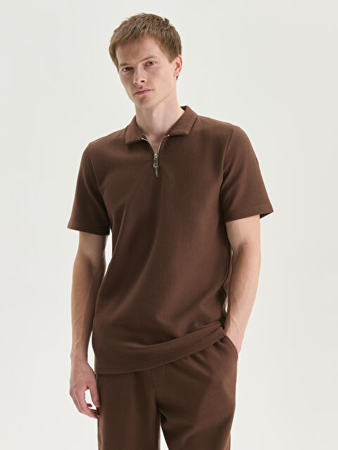 LCW Vision Polo Yaka Erkek Tişört - S5P468Z8-CT9