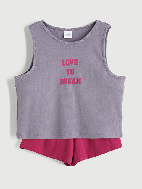 LCW Kids Beli Lastikli Kız Çocuk Pijama Şort - S5P578Z4-H8A