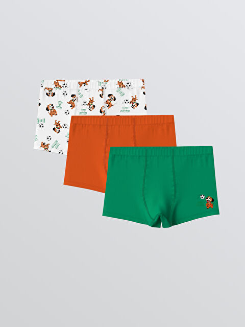 LCW Kids Printed Boys' Boxer Trunks 3-Pack - S5P694Z1-LU7