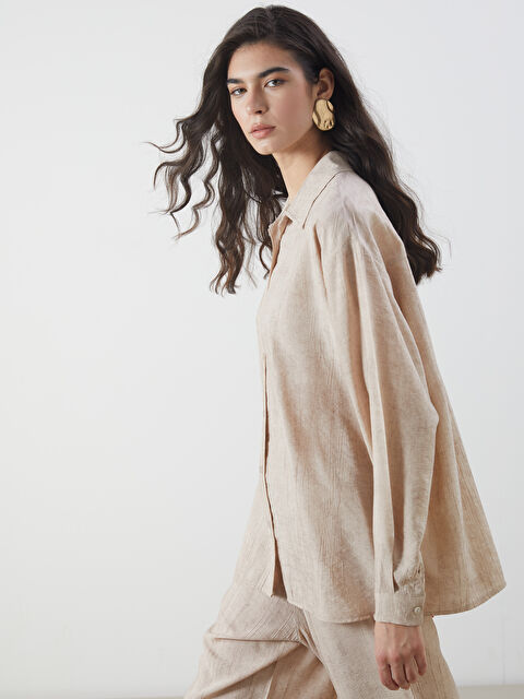 LCW Modest Dokulu Kadın Gömlek Tunik - S5P773Z8-GF0