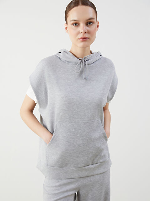 LCW Modest Kanguru Cepli Kadın Hoodie - S5P775Z8-CT3