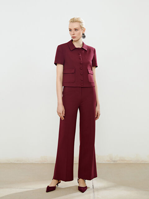 Soulife Loose Fit Geniş Paça Kadın Pantolon - S5P873Z8-CZF