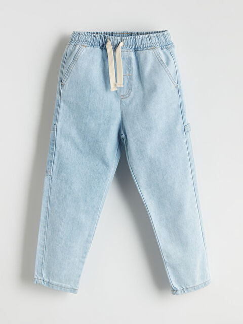 LCW Kids Beli Lastikli Basic Erkek Çocuk Jean Pantolon - S5P882Z1-311