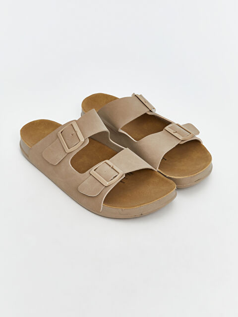 LCW STEPS Süet Görünümlü Erkek Terlik - S5P959Z8-EYM