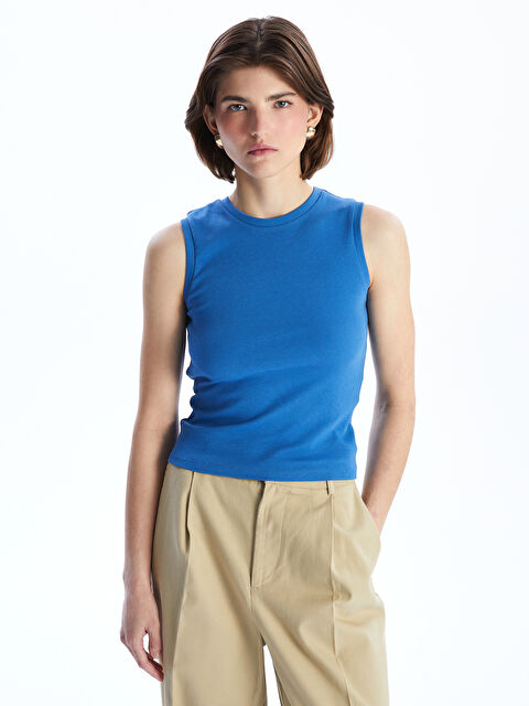 LCW Vision Bisiklet Yaka Kadın Atlet - S5P977Z8-H3J