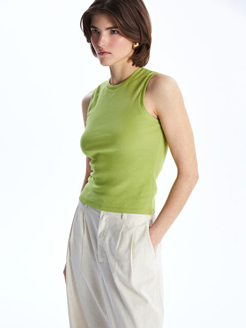 LCW Vision Bisiklet Yaka Kadın Atlet - S5P977Z8-QYM